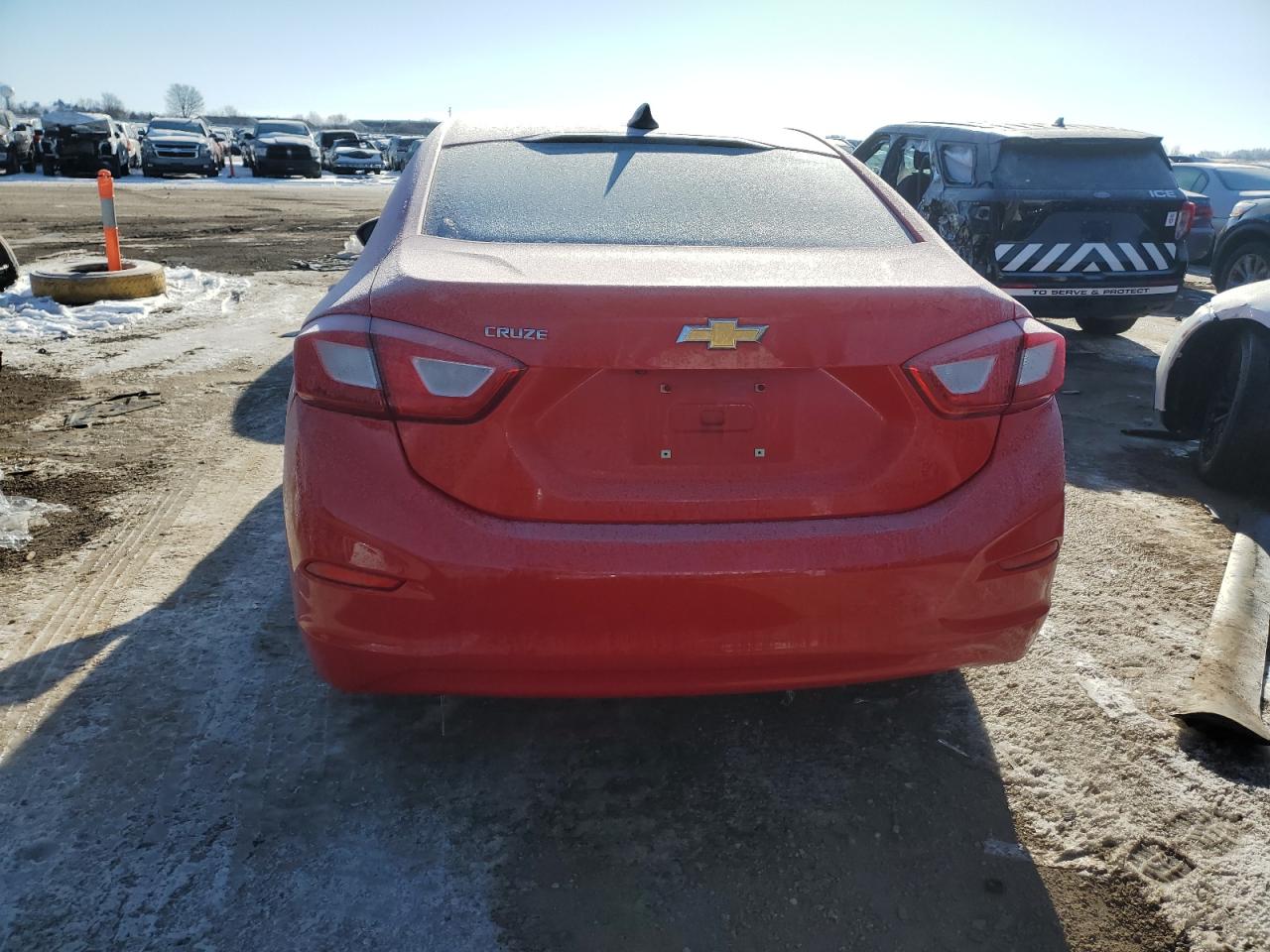 2018 Chevrolet Cruze VIN 1G1BC5SM2J7170505 Copart auction photo, undercarriage / minor dent/scratches damage thumbnail 6