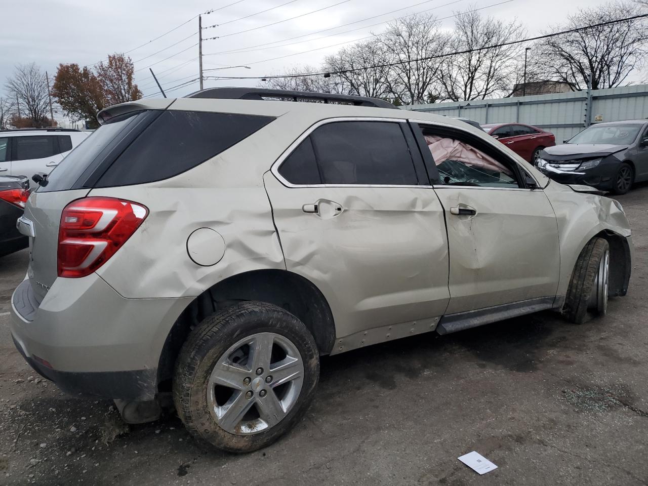 2016 Chevrolet Equinox VIN 2GNALCEK0G1122693 Copart auction photo, all over damage thumbnail 3