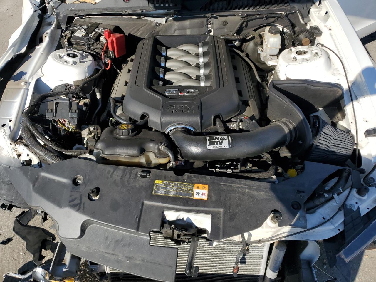 2012 Ford Mustang VIN 1ZVBP8CF8C5265773 Copart auction photo, all over damage thumbnail 11