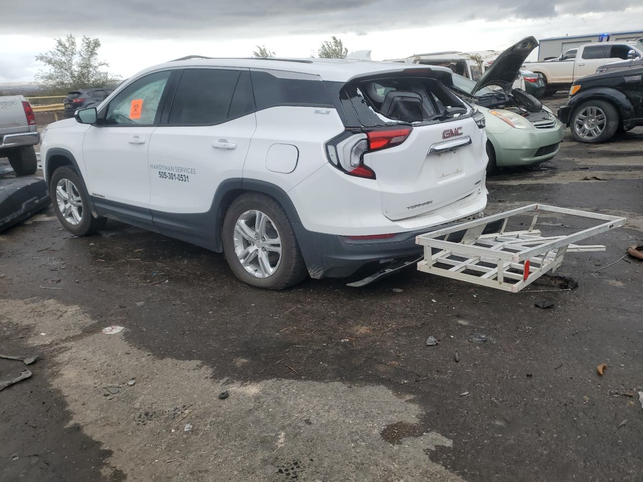 2018 GMC Terrain VIN 3GKALTEV7JL297052 Copart auction photo, all over damage thumbnail 2
