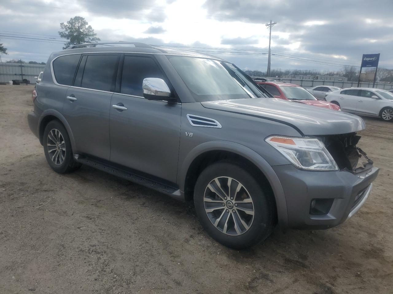 2018 Nissan Armada VIN JN8AY2ND9J9053978 Copart auction photo, front end damage thumbnail 4