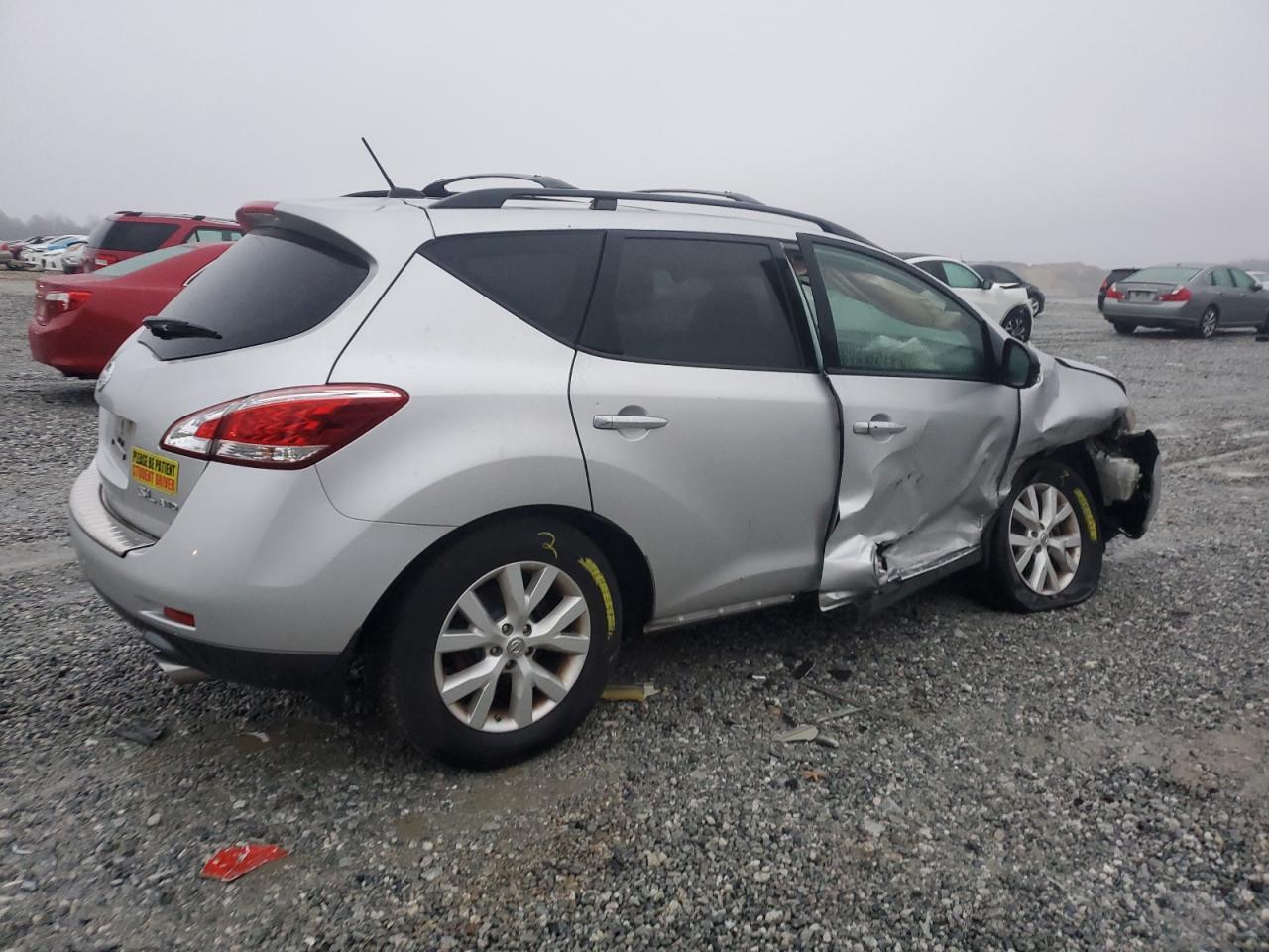 2011 Nissan Murano VIN JN8AZ1MW2BW172453 Copart auction photo, all over damage thumbnail 3