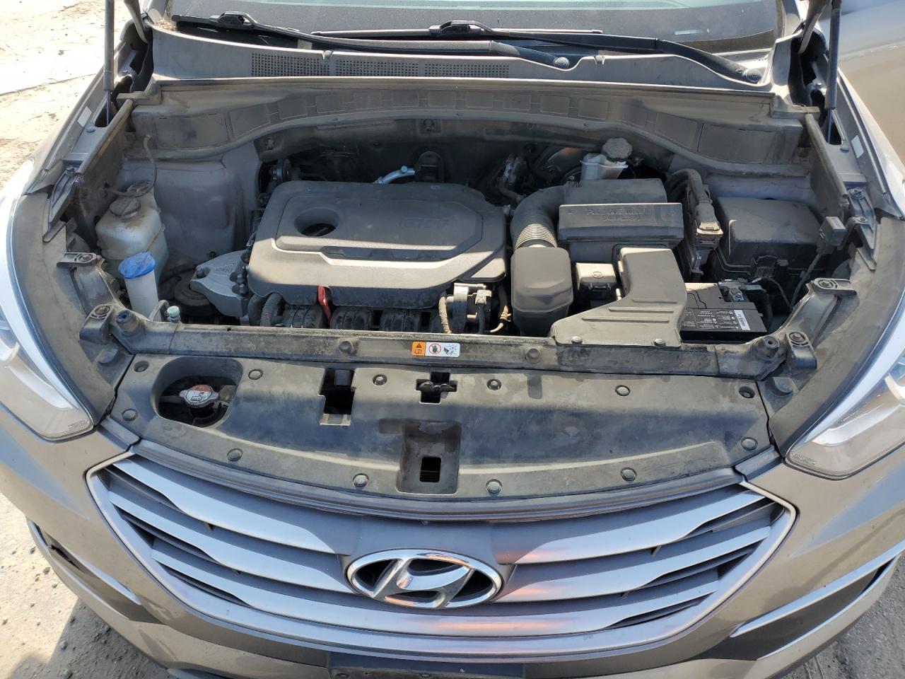 2018 Hyundai Santa Fe VIN 5XYZT3LB2JG569232 Copart auction photo, side / undercarriage damage thumbnail 13