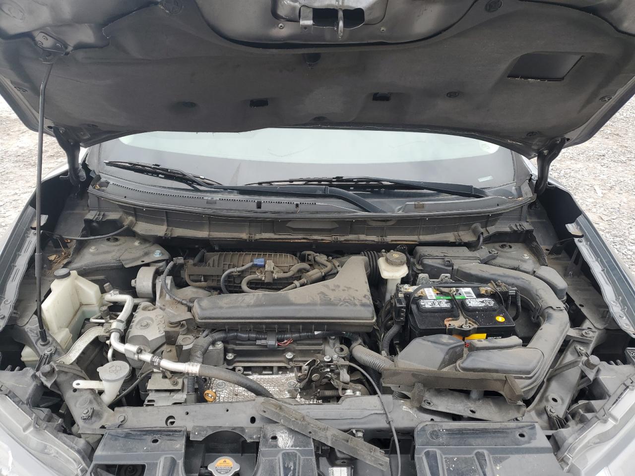 2018 Nissan Rogue VIN 5N1AT2MT8JC790753 Copart auction photo, top/roof / front end damage thumbnail 12
