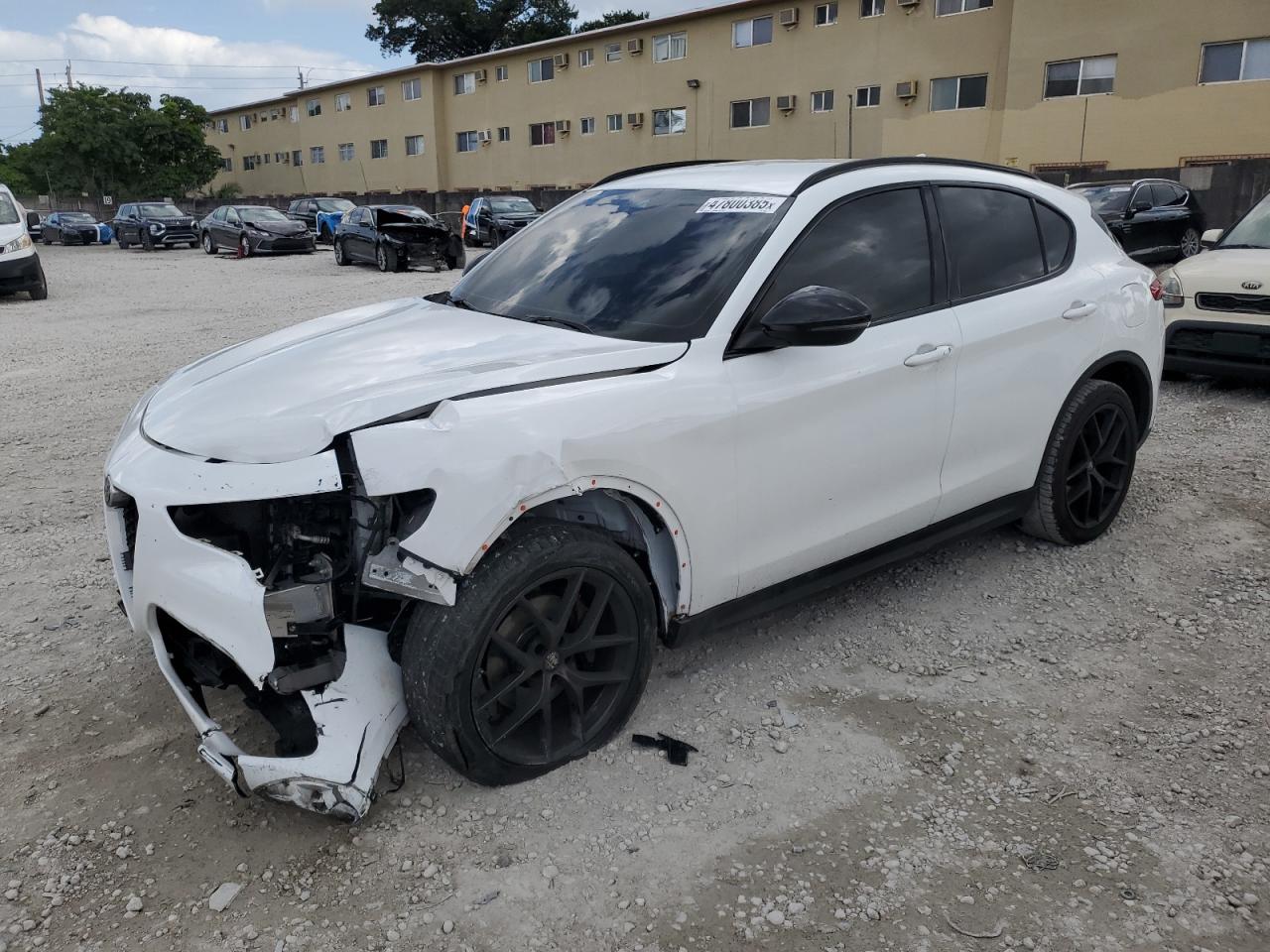 2020 Alfa Romeo Stelvio VIN ZASPAJAN7L7C86069 - Copart auction photo