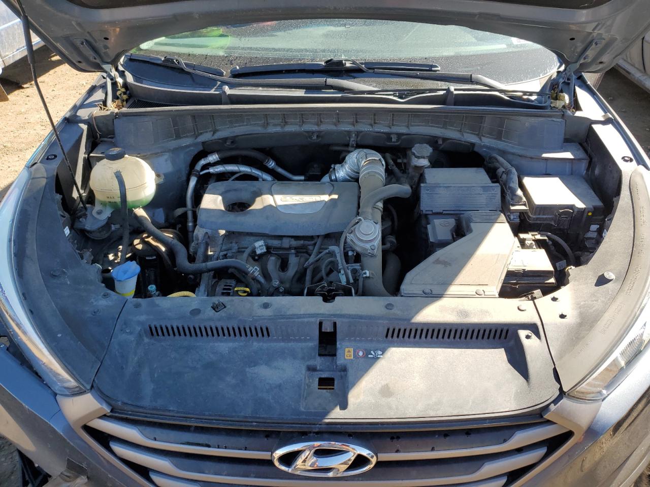 2016 Hyundai Tucson VIN KM8J3CA20GU098846 Copart auction photo, front end / hail damage thumbnail 12