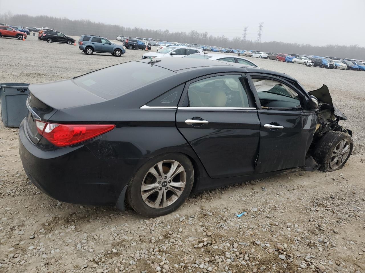 2012 Hyundai Sonata VIN 5NPEC4AC0CH404338 Copart auction photo, front end / side damage thumbnail 3
