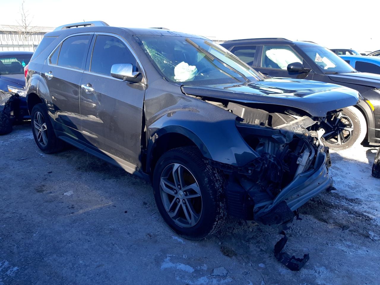 2017 Chevrolet Equinox VIN 2GNALDEK6H1549335 Copart auction photo, front end damage thumbnail 4