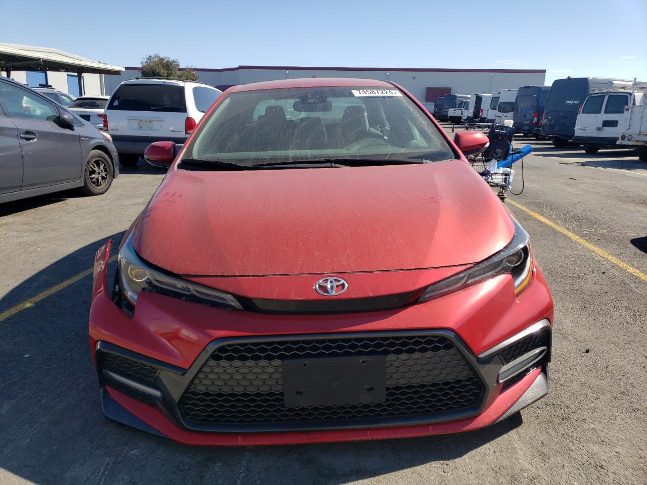 2020 Toyota Corolla VIN 5YFS4RCE6LP057645 Copart auction photo, side damage thumbnail 5