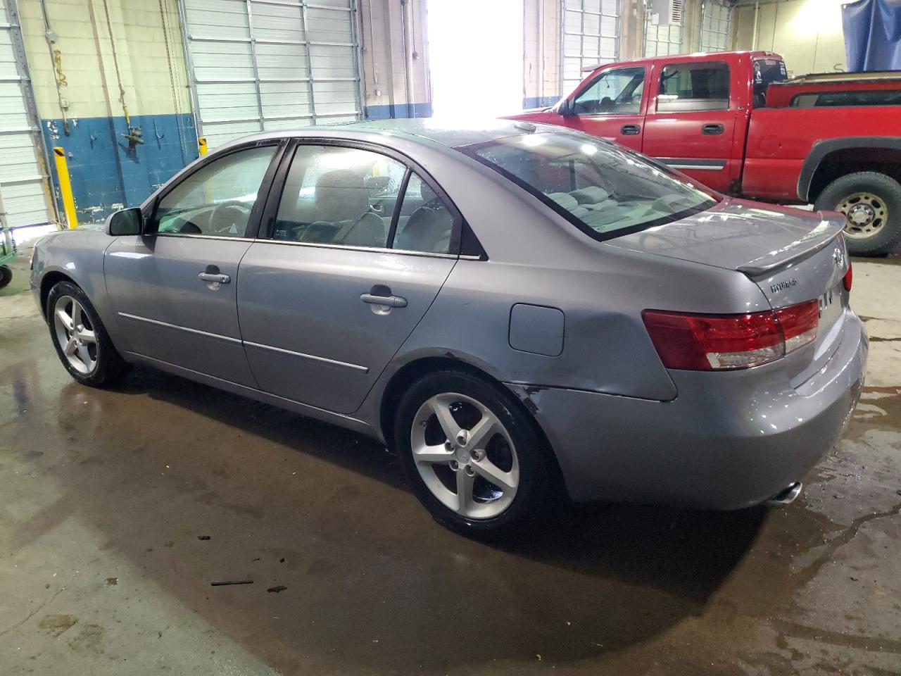 2008 Hyundai Sonata VIN 5NPEU46F98H367944 Copart auction photo, side / rear end damage thumbnail 2