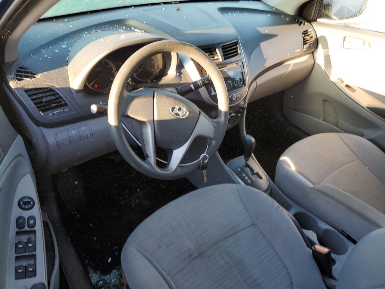 2016 Hyundai Accent VIN KMHCT4AE9GU068088 Copart auction photo, frame damage / top/roof damage thumbnail 8