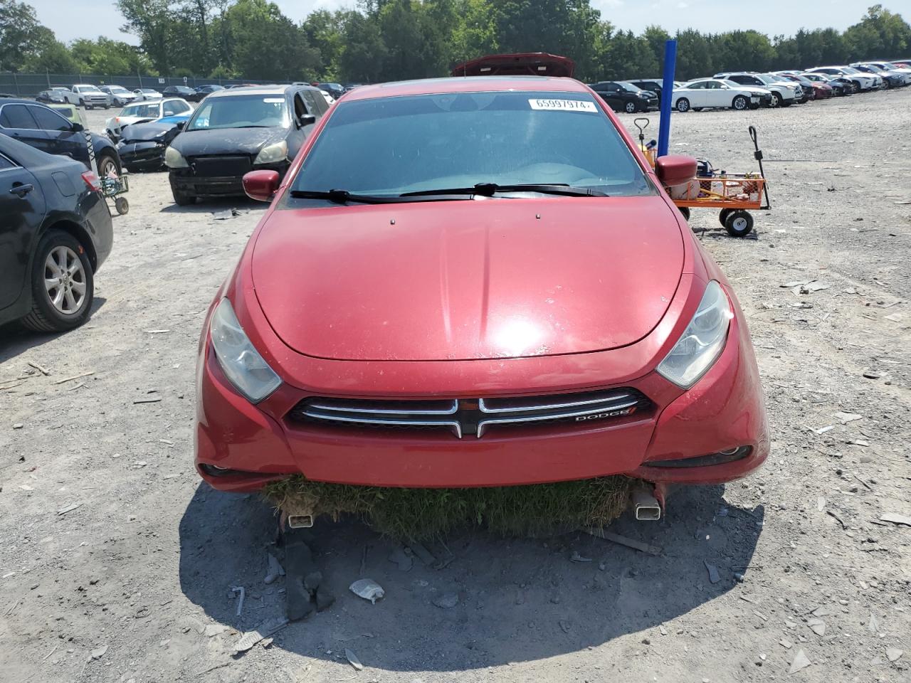 2013 Dodge Dart VIN 1C3CDFCA0DD152159 Copart auction photo, front end / undercarriage damage thumbnail 5