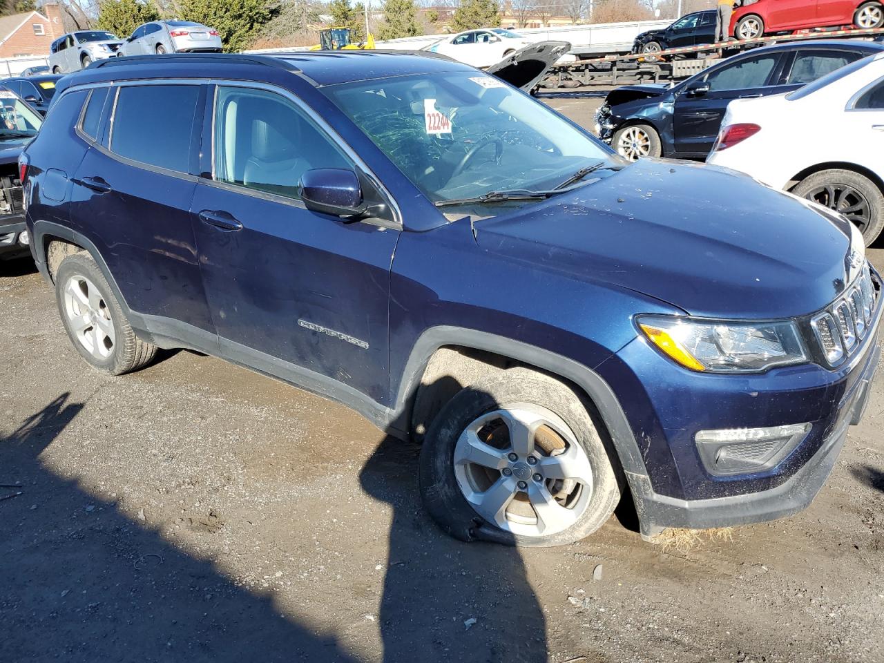 2020 Jeep Compass VIN 3C4NJDBB2LT218019 Copart auction photo, front end / undercarriage damage thumbnail 4
