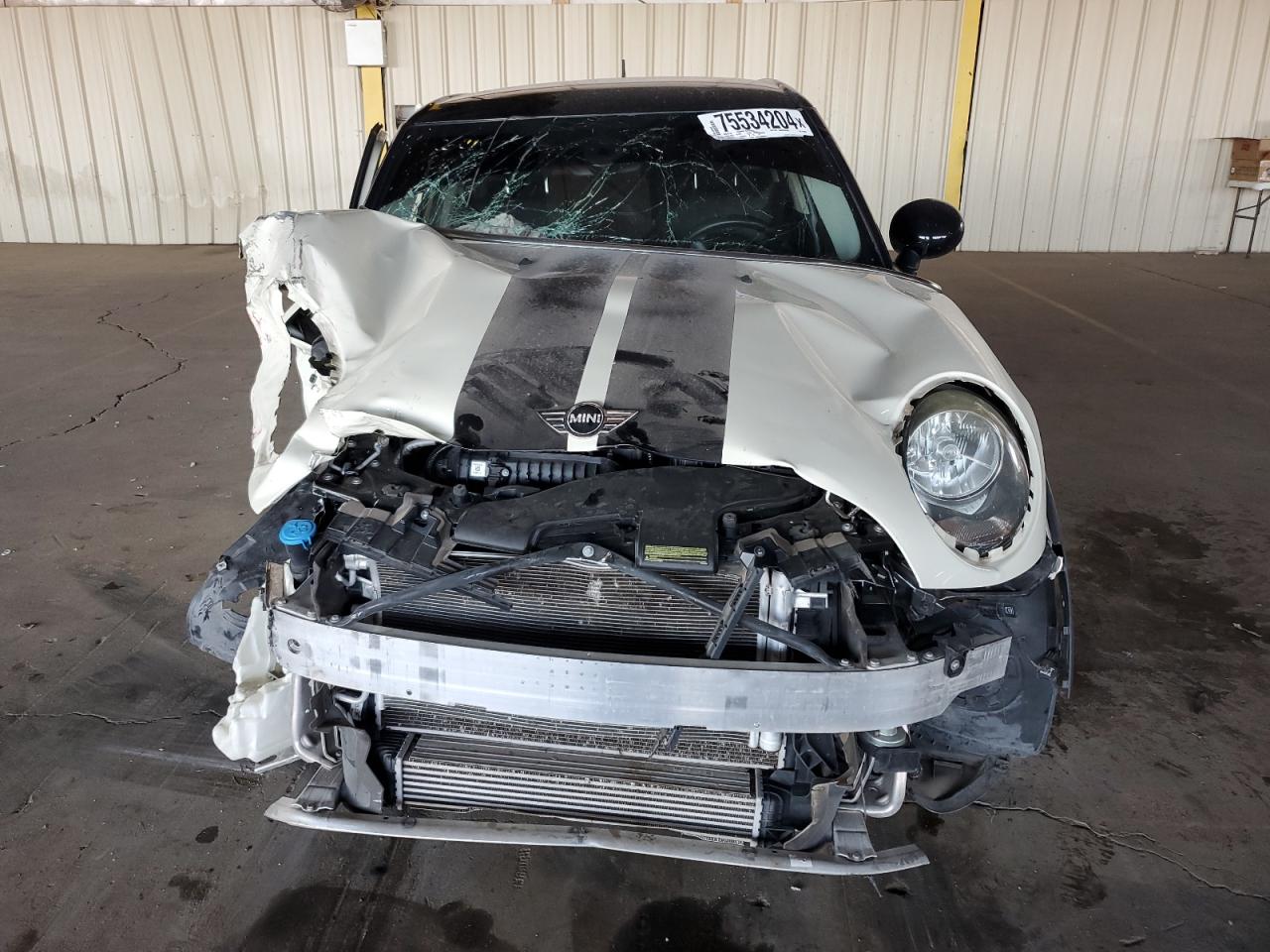 2015 MINI Cooper VIN WMWXS5C53FT831834 Copart auction photo, front end damage thumbnail 5