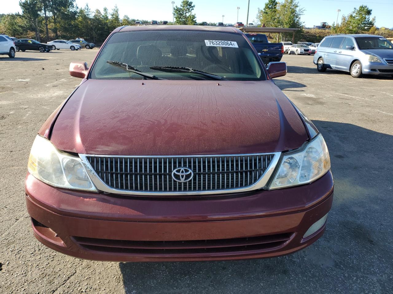 2002 Toyota Avalon VIN 4T1BF28B42U209161 Copart auction photo, vandalism damage thumbnail 5