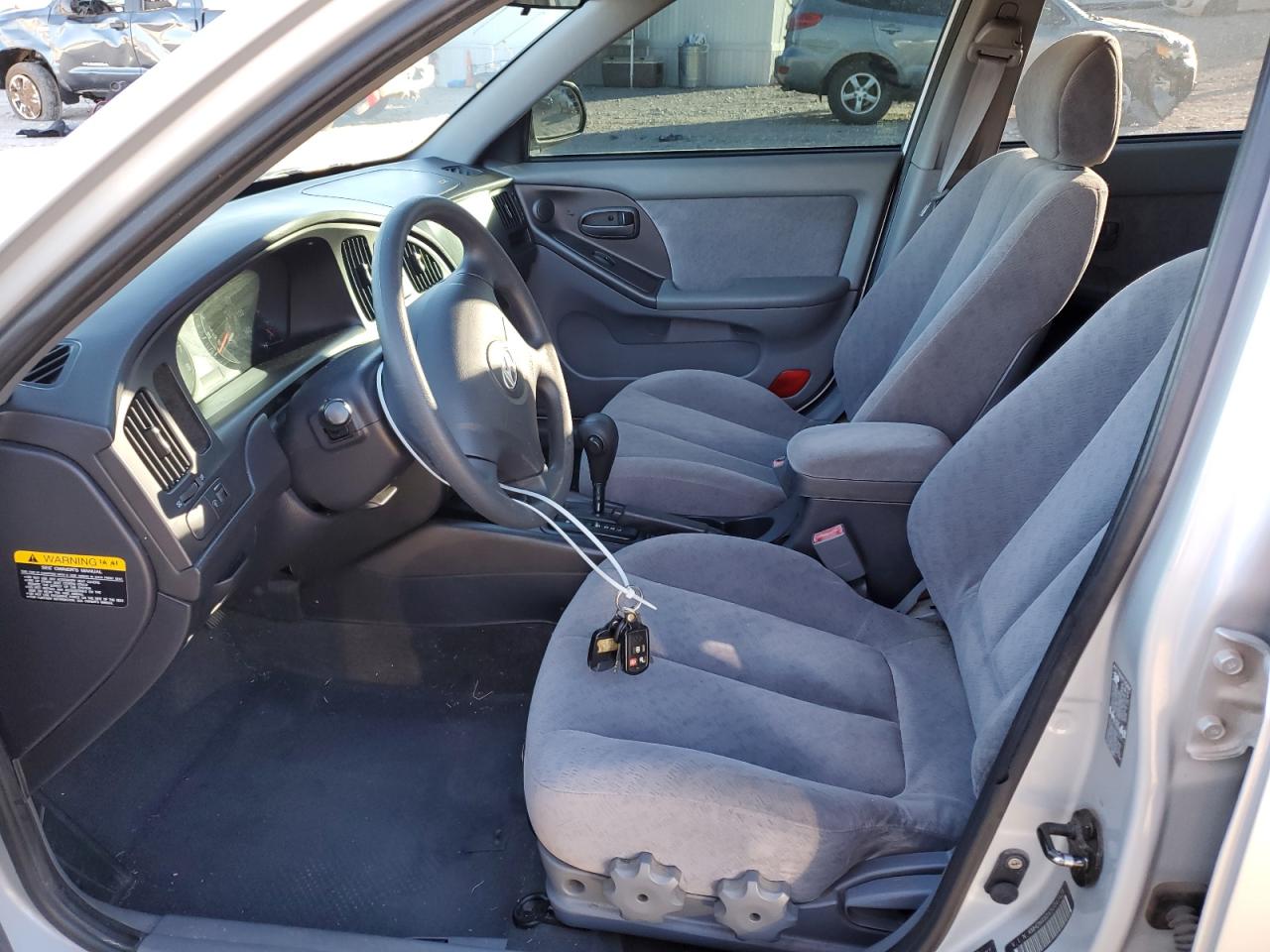2005 Hyundai Elantra VIN KMHDN46DX5U041428 Copart auction photo, front end / side damage thumbnail 7