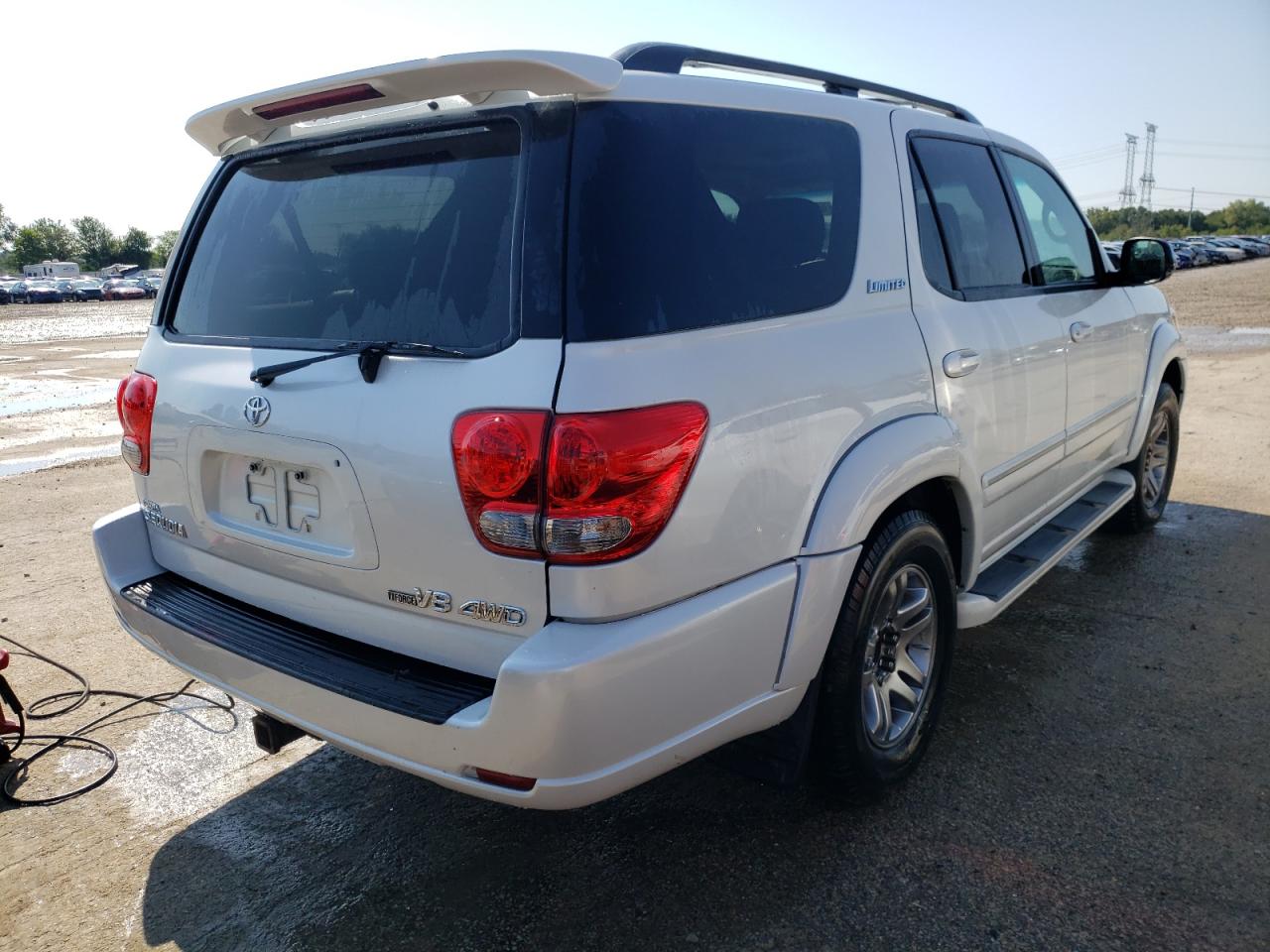 2007 Toyota Sequoia VIN 5TDBT48A57S280431 Copart auction photo, hail damage thumbnail 3