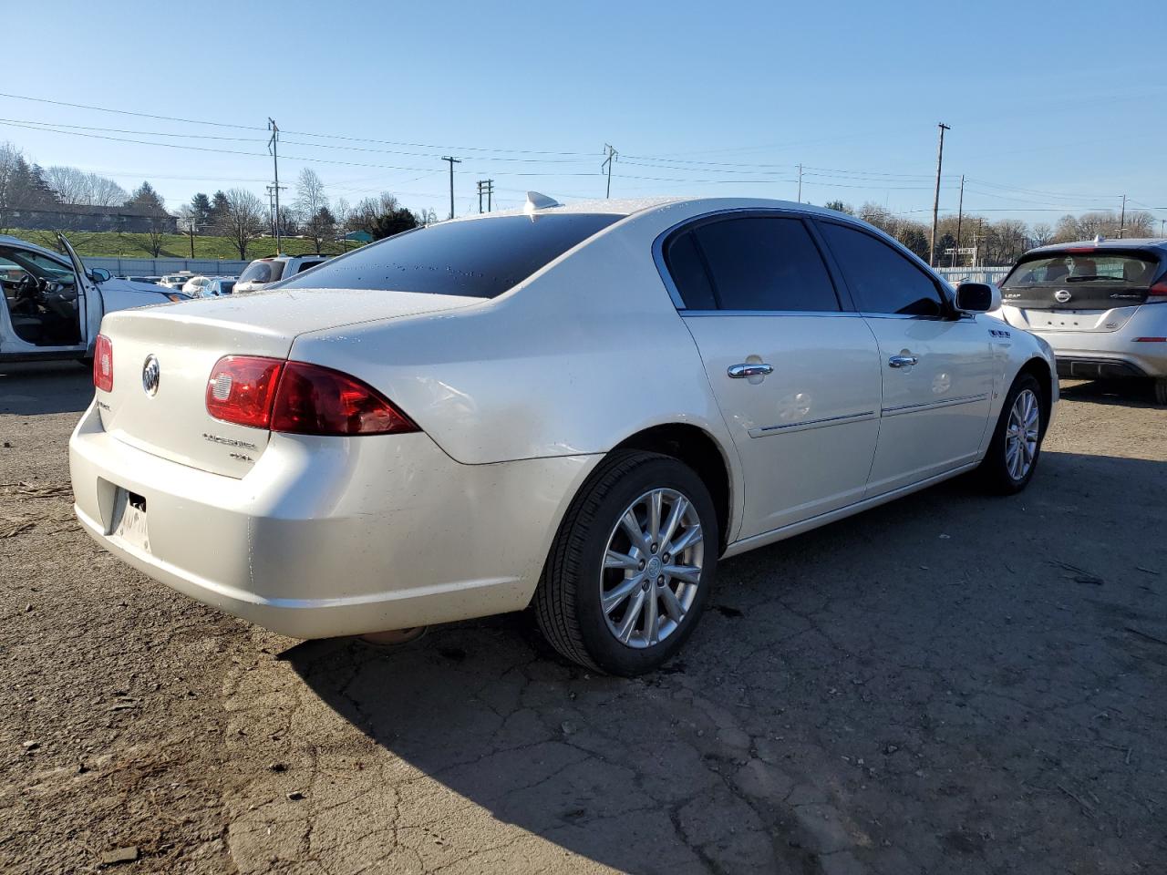 2009 Buick Lucerne VIN 1G4HD57149U102342 Copart auction photo, front end / minor dent/scratches damage thumbnail 3