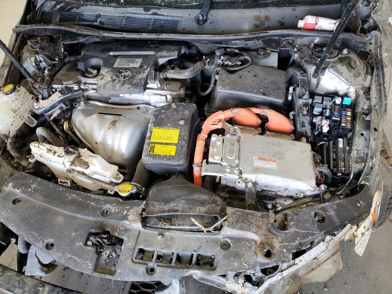 2014 Toyota Camry VIN 4T1BD1FK2EU109289 Copart auction photo, rollover damage thumbnail 12