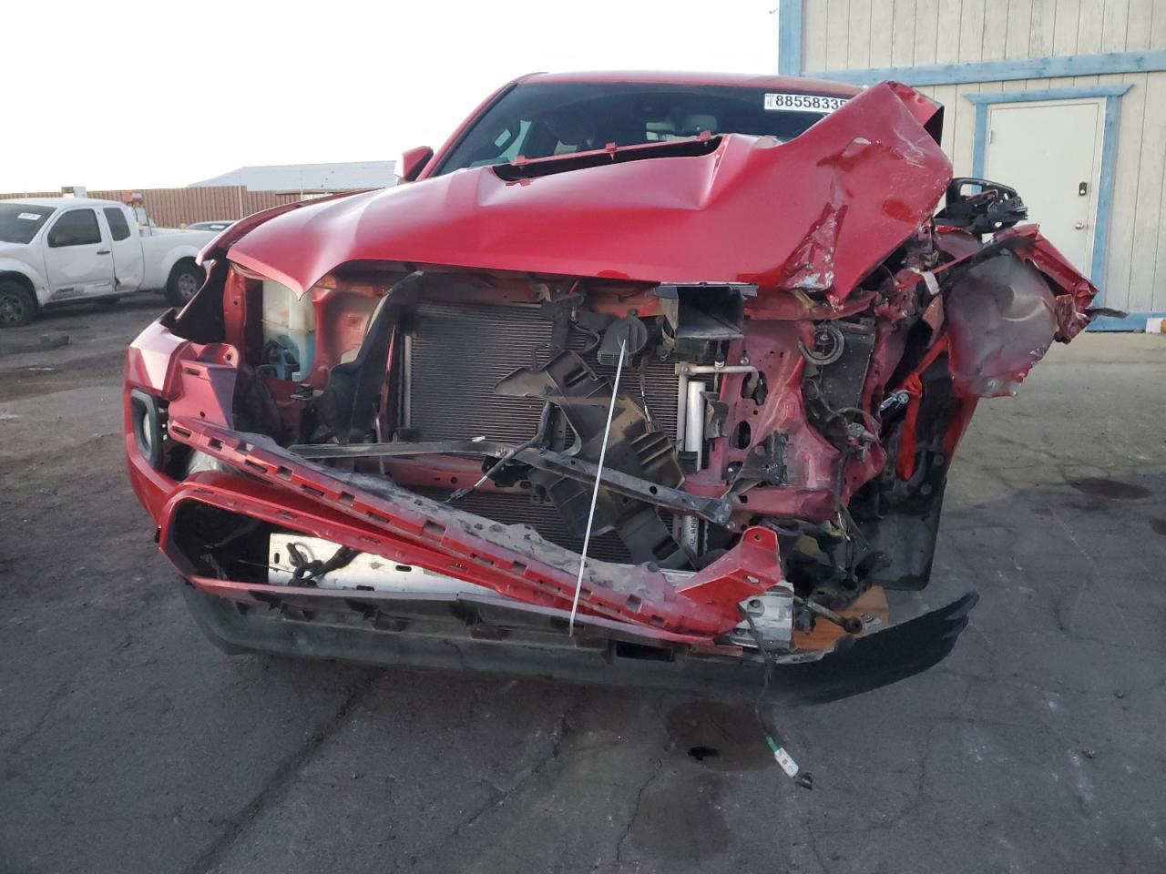 2021 Toyota Tacoma VIN 3TYBZ5DN6MT000982 Copart auction photo, front end damage thumbnail 5