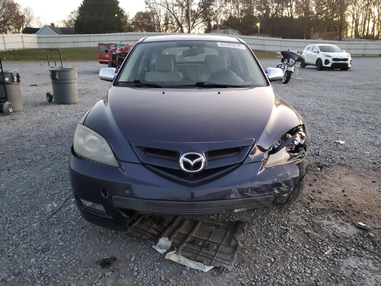 2008 Mazda 3 VIN JM1BK343181173427 Copart auction photo, front end damage thumbnail 5