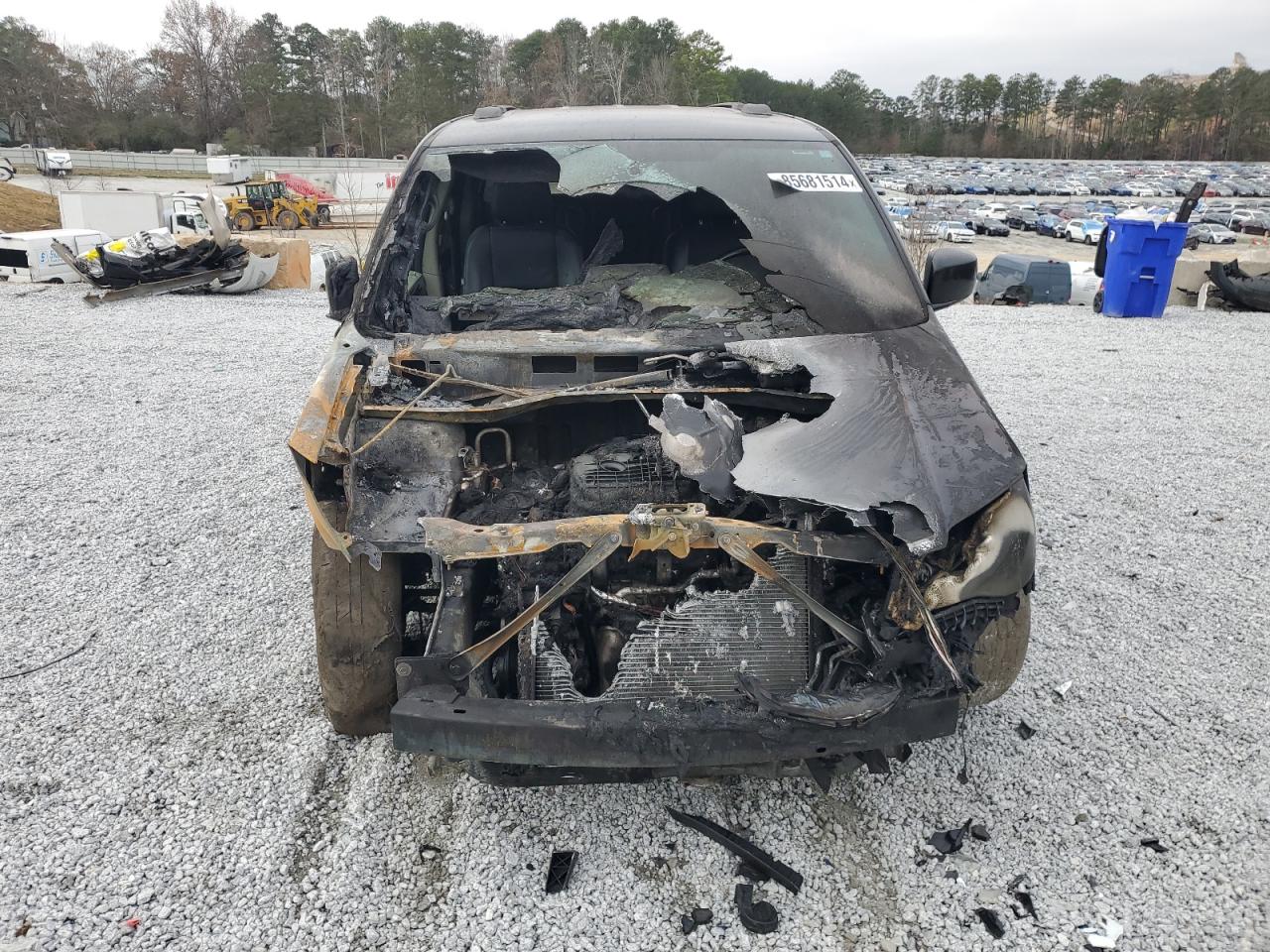 2017 Dodge Caravan VIN 2C4RDGCG7HR848228 Copart auction photo, burn / rear end damage thumbnail 5
