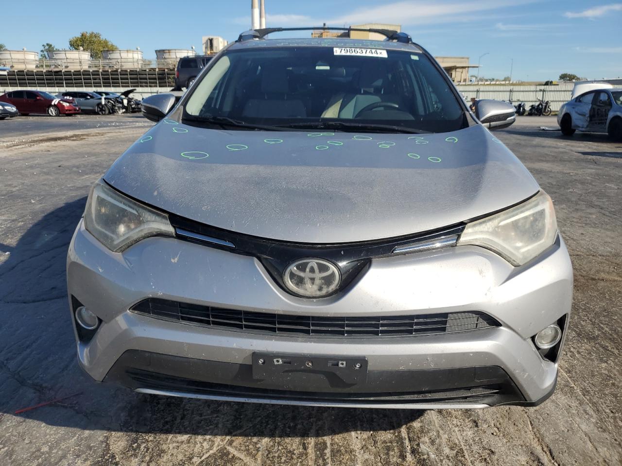 2017 Toyota RAV 4 VIN 2T3WFREV2HW371394 Copart auction photo, all over / hail damage thumbnail 5