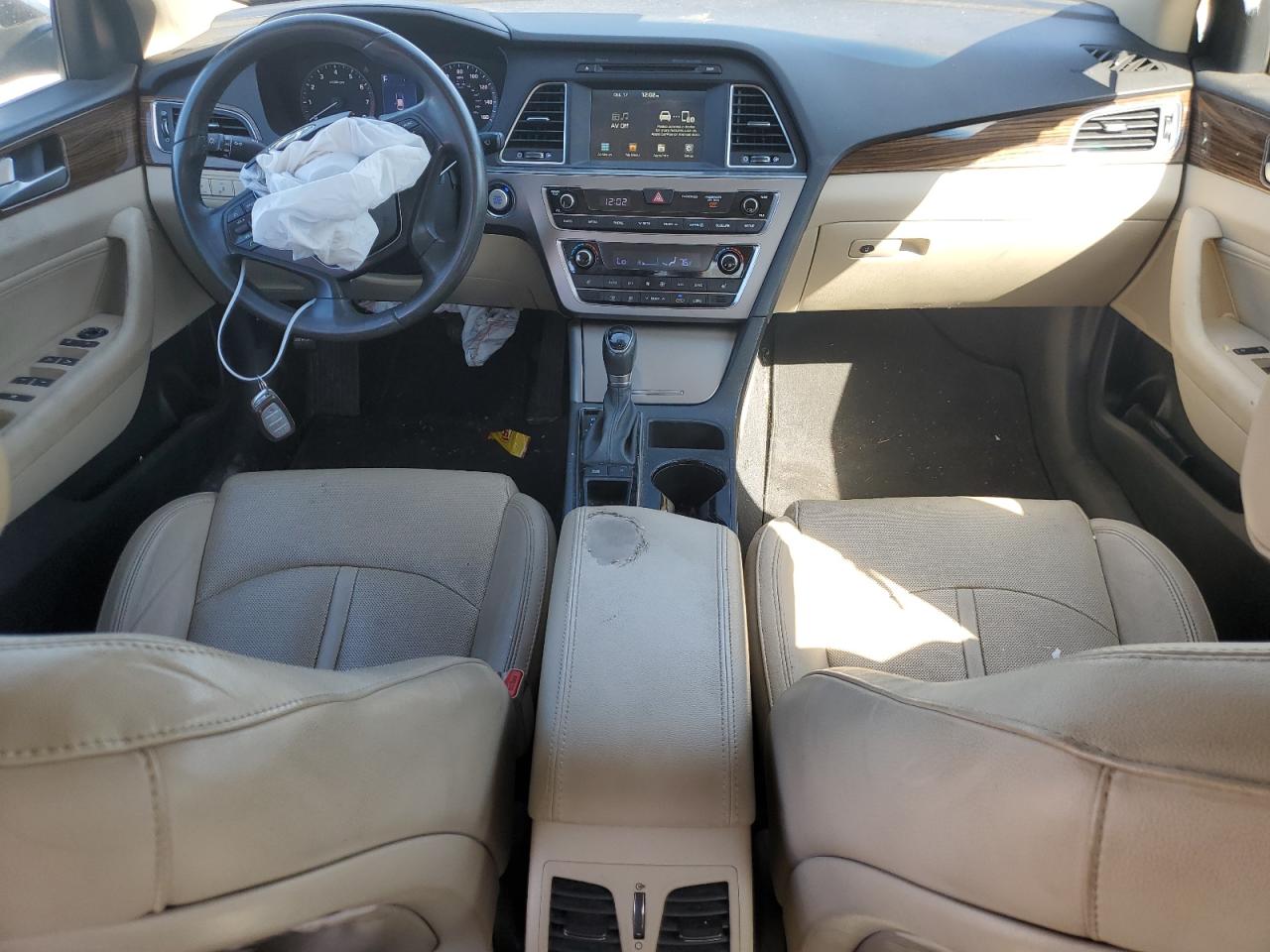 2017 Hyundai Sonata VIN 5NPE34AFXHH449109 Copart auction photo, front end damage thumbnail 8