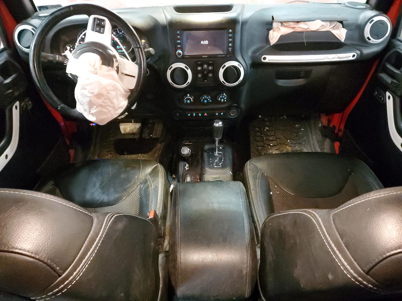 2015 Jeep Wrangler VIN 1C4BJWEG2FL643472 Copart auction photo, front end / side damage thumbnail 8