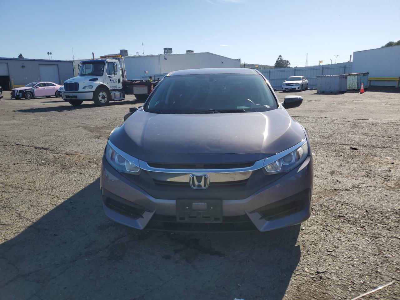 2016 Honda Civic VIN 19XFC2F58GE245534 Copart auction photo, front end / side damage thumbnail 5