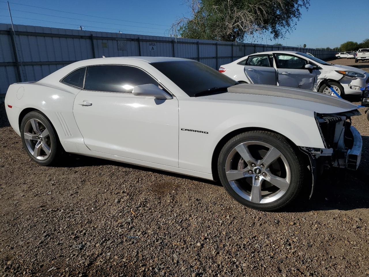 2010 Chevrolet Camaro VIN 2G1FT1EW0A9209467 Copart auction photo, front end / side damage thumbnail 4