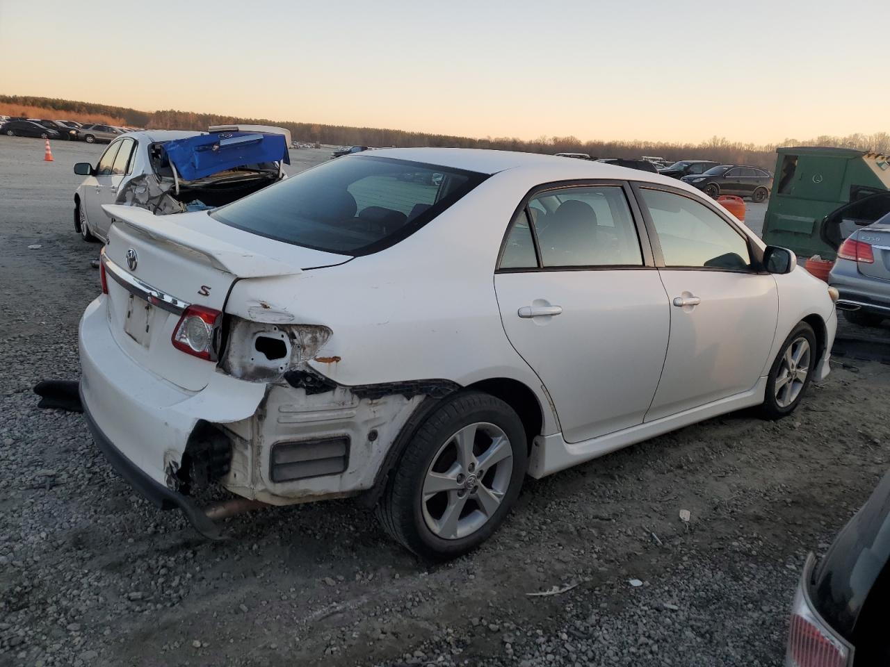 2011 Toyota Corolla VIN 2T1BU4EE6BC735342 Copart auction photo, rear end damage thumbnail 3