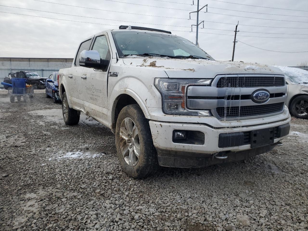 2019 Ford F-150 VIN 1FTEW1E55KFD07842 Copart auction photo, rollover damage thumbnail 4