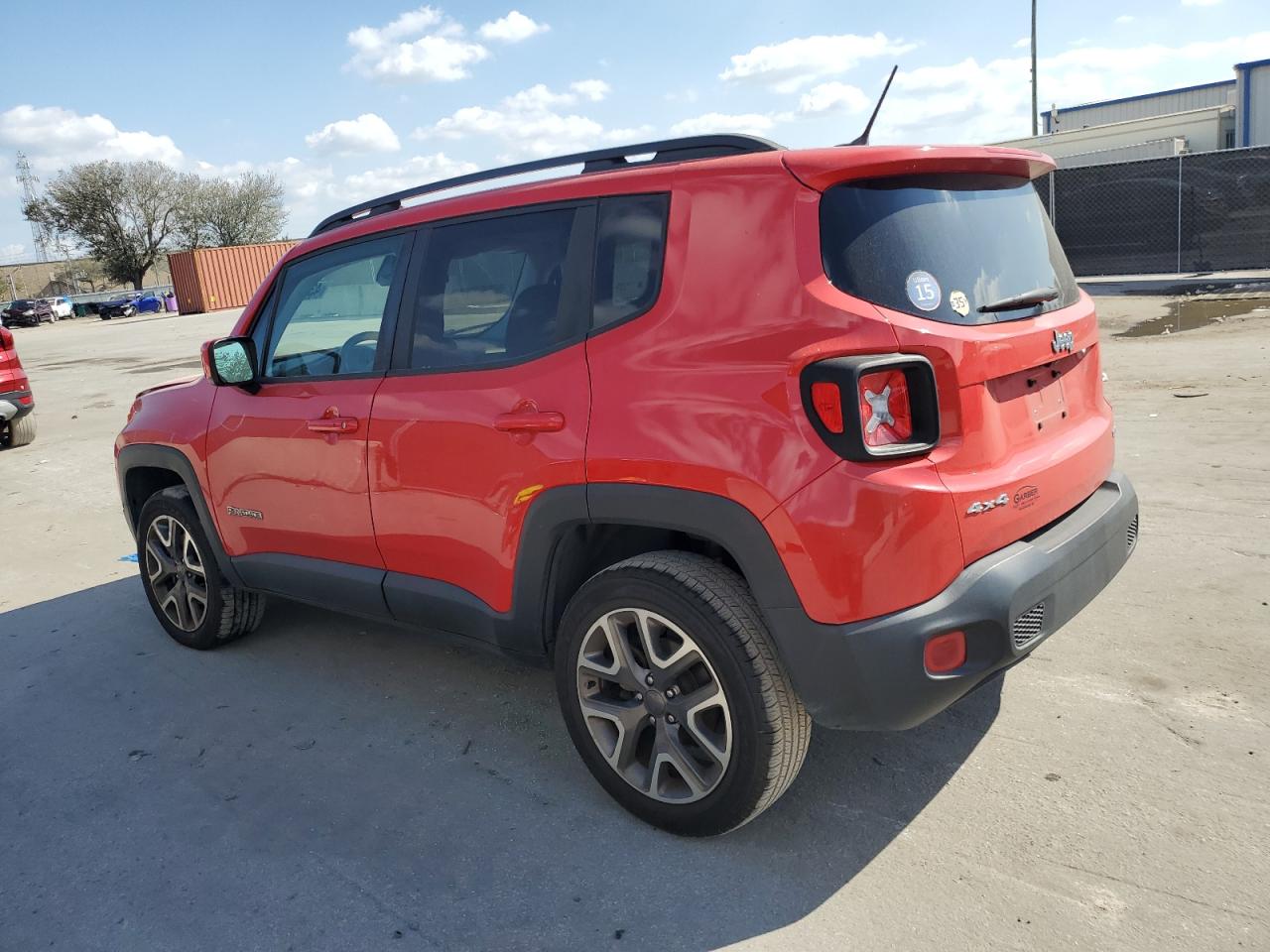 2017 Jeep Renegade VIN ZACCJBBB5HPF50966 Copart auction photo, front end / side damage thumbnail 2