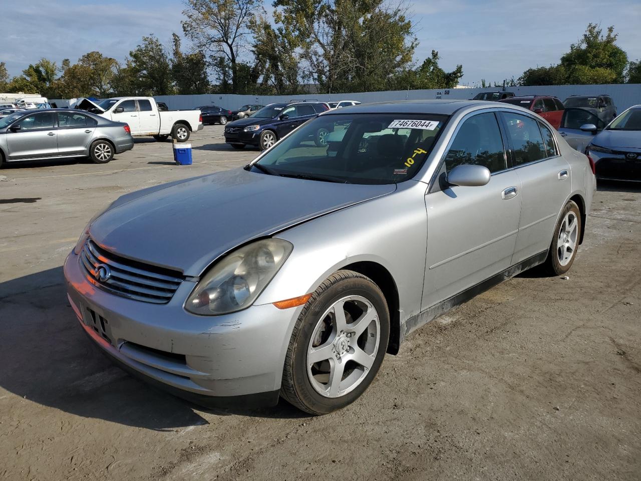 2004 Infiniti G VIN JNKCV51E24M111782