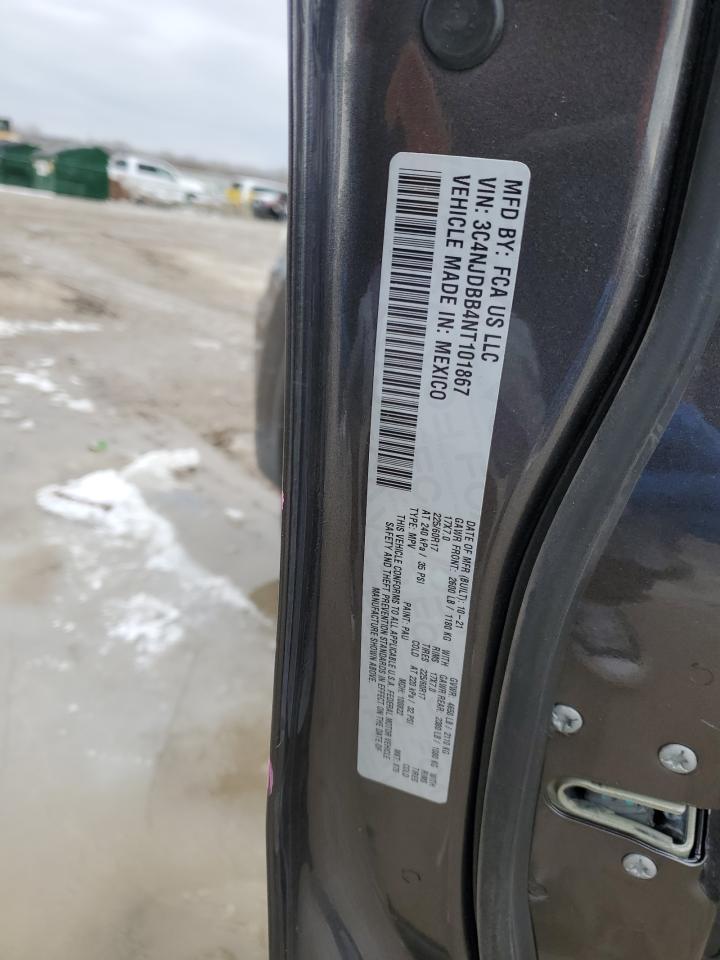 2022 Jeep Compass VIN 3C4NJDBB4NT101867 Copart auction photo, rear end damage thumbnail 14