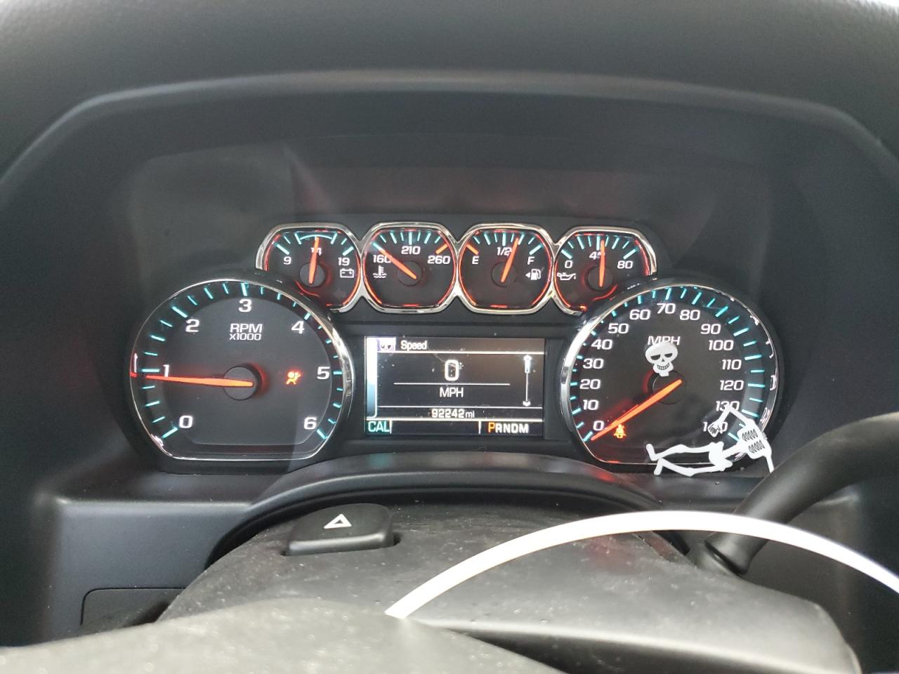 2016 Chevrolet Silverado VIN 1GCVKREC8GZ178333 Copart auction photo, front end / side damage thumbnail 9