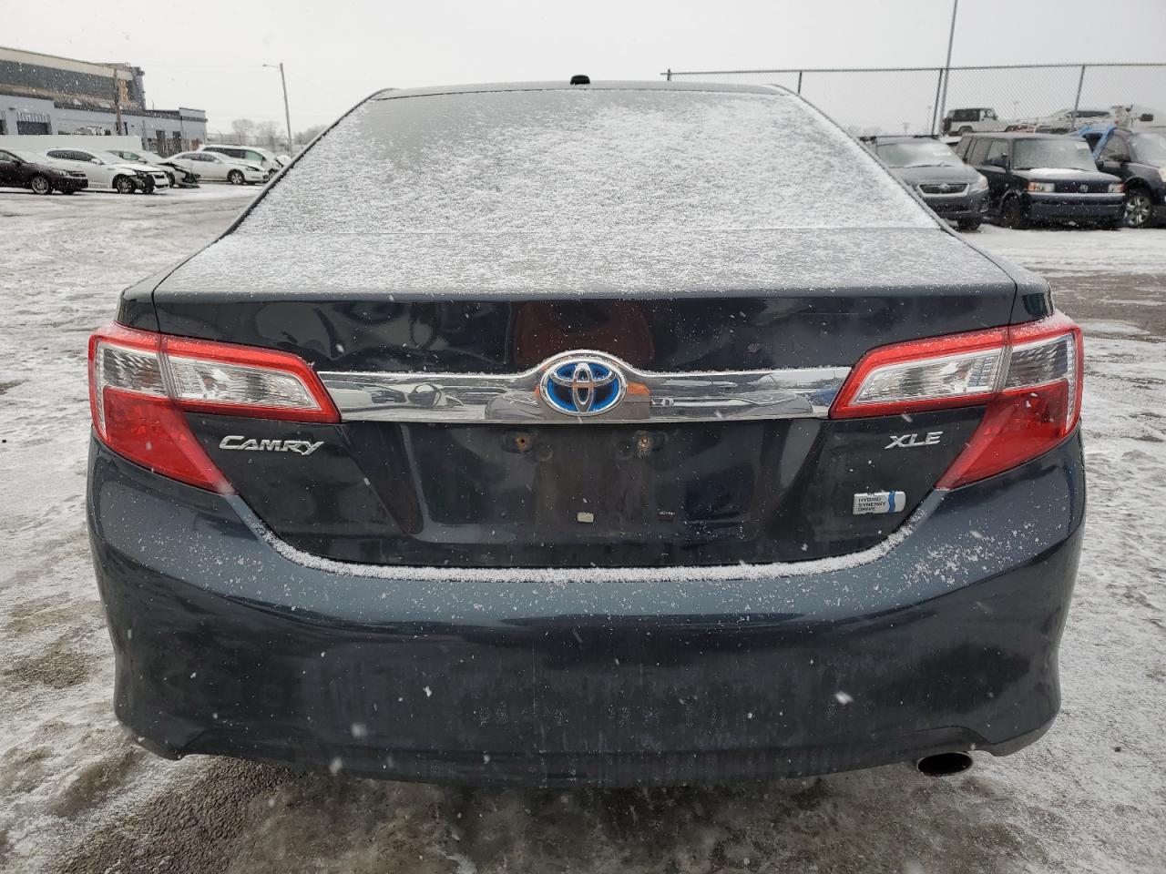 2012 Toyota Camry VIN 4T1BD1FK2CU038365 Copart auction photo, front end / rear end damage thumbnail 6