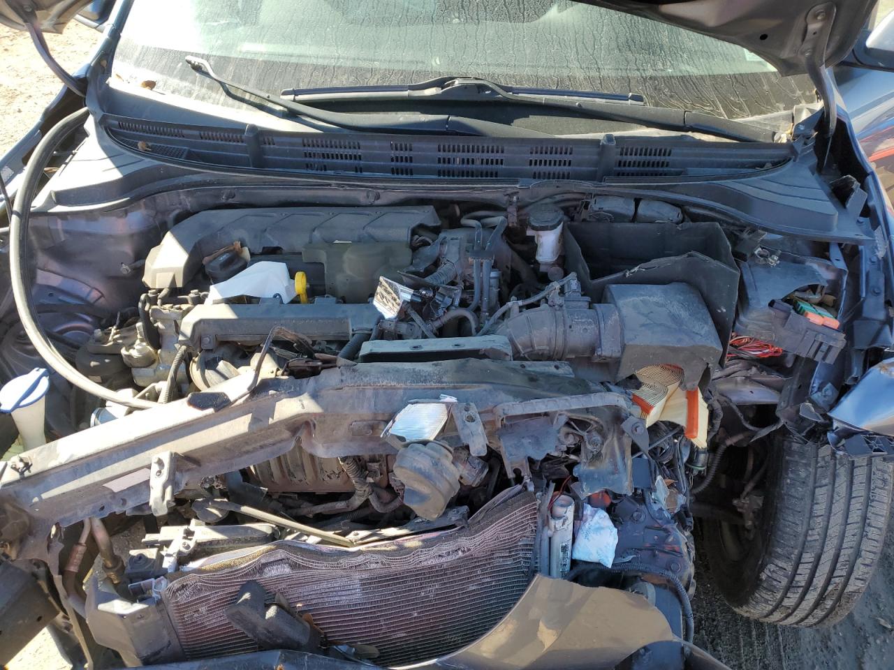 2020 KIA Rio VIN 3KPA24AD2LE308774 Copart auction photo, front end damage thumbnail 11