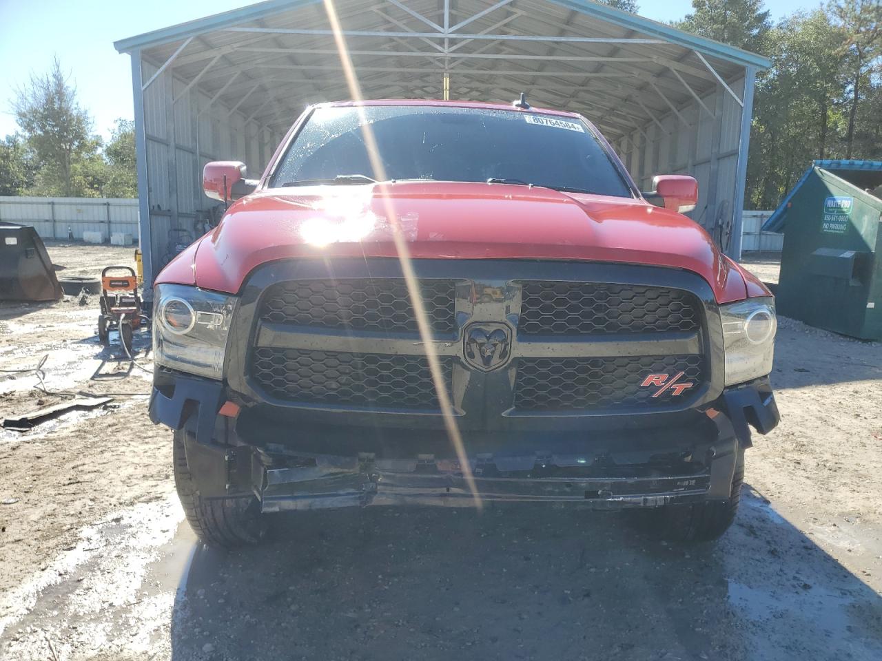 2017 RAM 1500 VIN 3C6JR6CT7HG768897 Copart auction photo, front end damage thumbnail 5