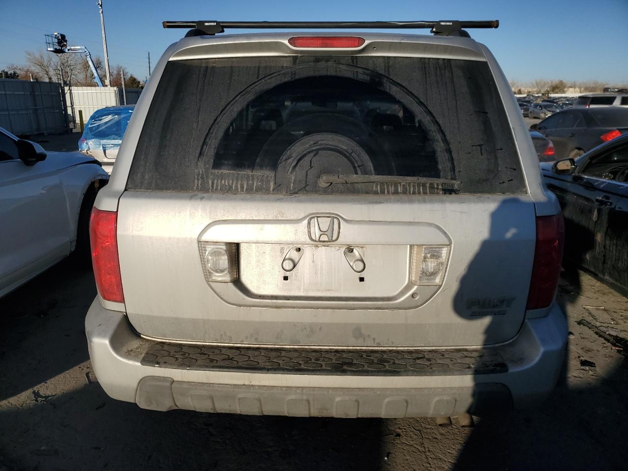 2004 Honda Pilot VIN 2HKYF18554H542078 Copart auction photo, front end / minor dent/scratches damage thumbnail 6