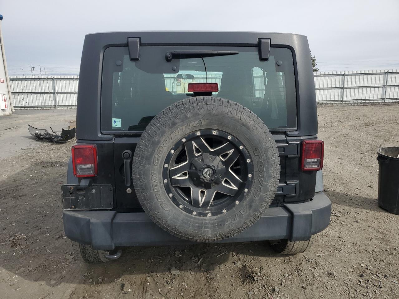2013 Jeep Wrangler VIN 1C4BJWDG6DL701002 Copart auction photo, front end / side damage thumbnail 6
