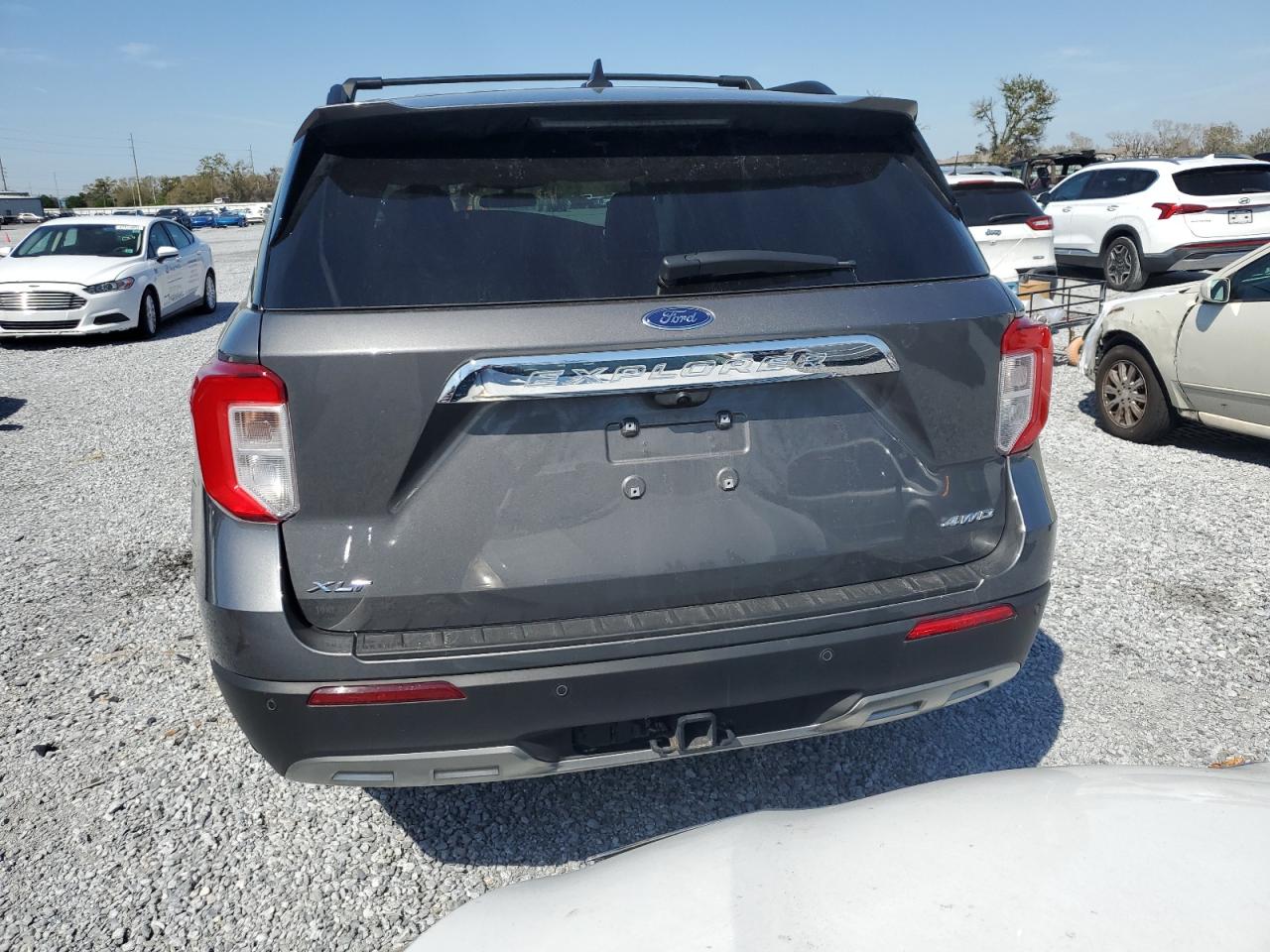 2023 Ford Explorer VIN 1FMSK8DH4PGB31382 Copart auction photo, front end / side damage thumbnail 6