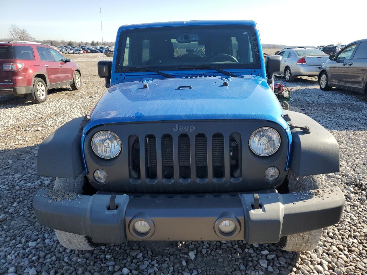 2016 Jeep Wrangler VIN 1C4BJWDG8GL130214 Copart auction photo, side damage thumbnail 5