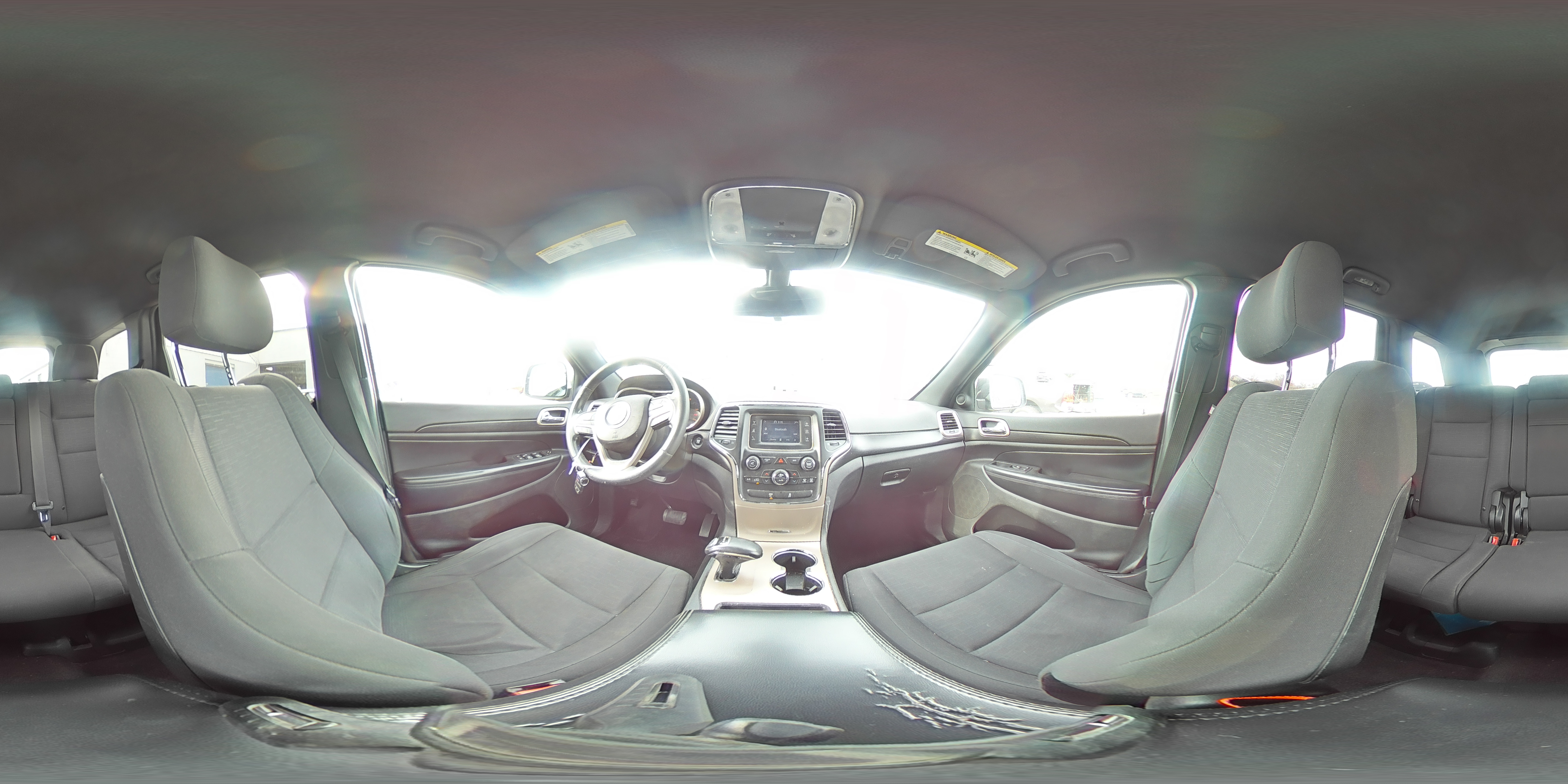 2014 Jeep Grand Cherokee VIN 1C4RJFAGXEC421975 Copart auction photo, front end / side damage thumbnail 14