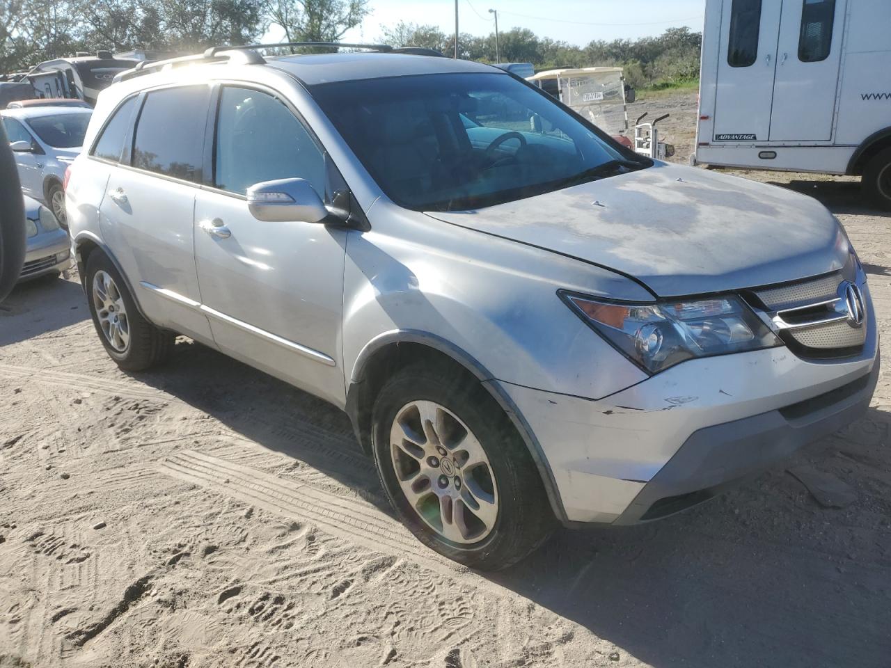 2009 Acura MDX VIN 2HNYD28249H530497 Copart auction photo, front end / minor dent/scratches damage thumbnail 4