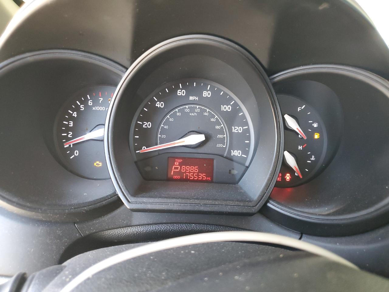 2014 KIA Rio VIN KNADM4A39E6365087 Copart auction photo, rear end / front end damage thumbnail 9