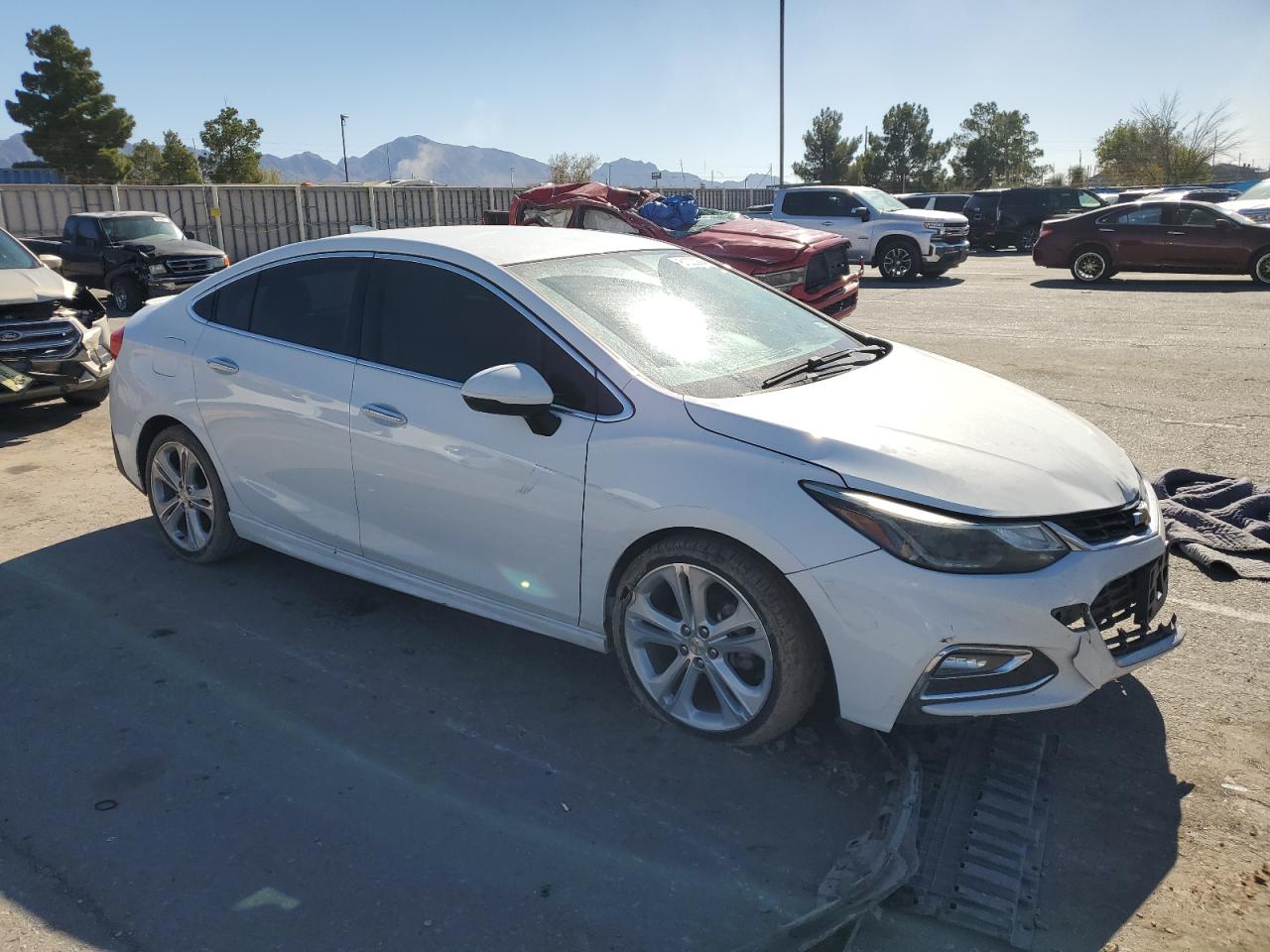 2016 Chevrolet Cruze VIN 1G1BG5SM3G7286082 Copart auction photo, front end / undercarriage damage thumbnail 4