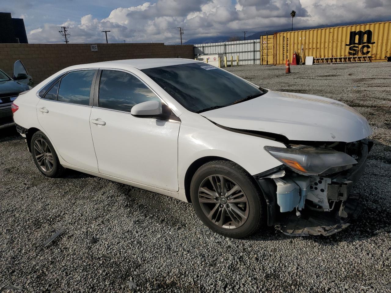 2017 Toyota Camry VIN 4T1BF1FK3HU423628 Copart auction photo, rear end / front end damage thumbnail 4