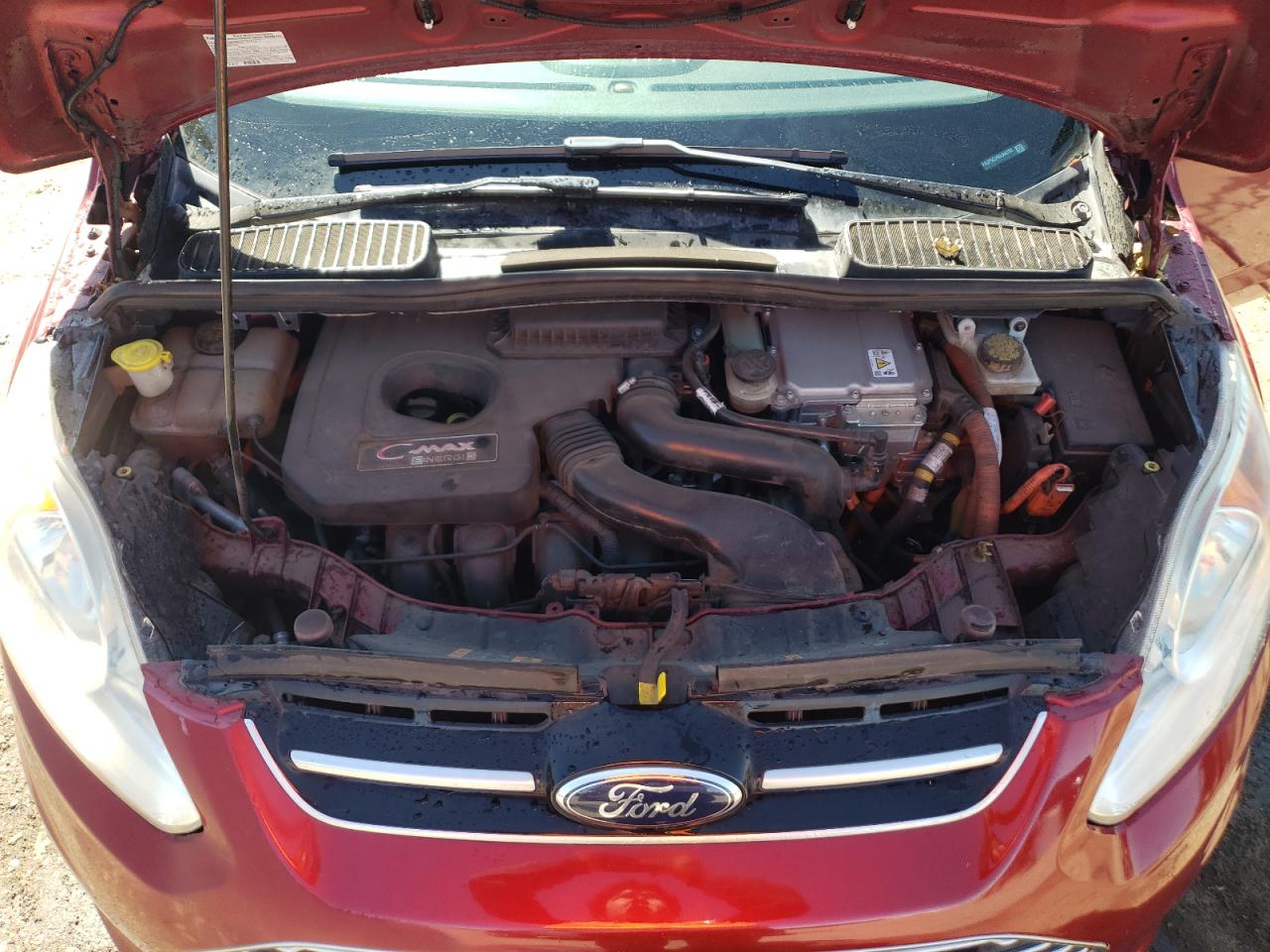 2014 Ford C-MAX VIN 1FADP5CU9EL506785 Copart auction photo, rear end damage thumbnail 11
